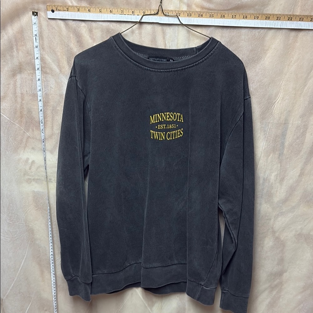 PrettyLittleThing Gray Minnesota Sweatshirt